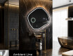 Specchio da bagno LED di forma irregolare R223 #3