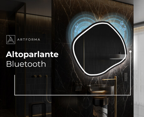 Specchio da bagno LED di forma irregolare R223 #6