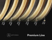 Specchio decorativo in una cornice di rovere con illuminazione LED #2
