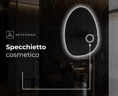 Specchio da bagno LED di forma irregolare SF221 #5