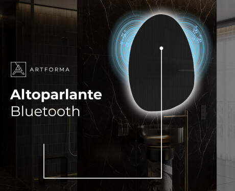 Specchio da bagno LED di forma irregolare SF221 #6