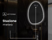 Specchio da bagno LED di forma irregolare SF221 #7