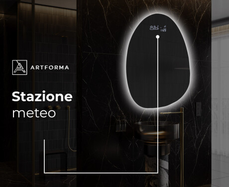 Specchio da bagno LED di forma irregolare SF221 #7