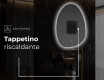 Specchio da bagno LED di forma irregolare SF221 #9