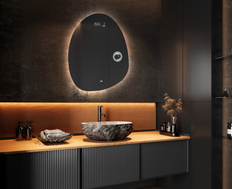 Specchio da bagno LED di forma irregolare SF221 #10