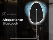 Specchio da bagno LED di forma irregolare SF222 #7