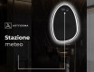 Specchio da bagno LED di forma irregolare SF222 #9