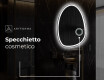 Specchio da bagno LED di forma irregolare SF222 #5