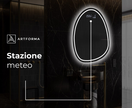 Specchio da bagno LED di forma irregolare SF223 #7