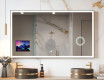 Specchio da bagno intelligente a LED con cornice Displine Apple L01