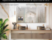 Specchio LED Moderno con cornice iPad Displine L38 #7