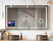 Specchio da bagno intelligente a LED con cornice Displine Apple L61