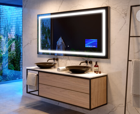 Specchio Da Bagno retroilluminato LED SMART L15 Apple #9