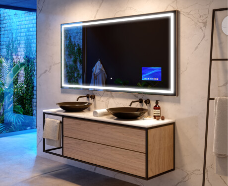 Specchio bagno da parete LED SMART L49 Apple #9
