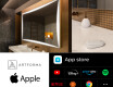 Specchio Da Bagno retroilluminato LED SMART L77 Apple #2