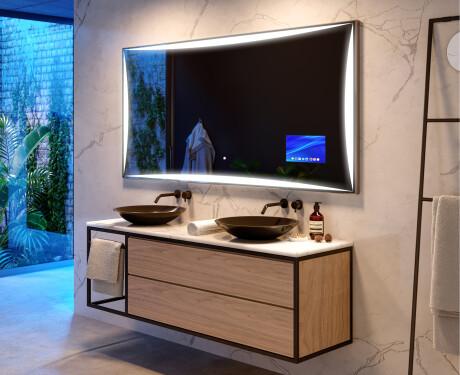 Specchio Da Bagno retroilluminato LED SMART L77 Apple #9