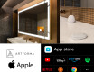 Specchio bagno da parete LED SMART L126 Apple #2