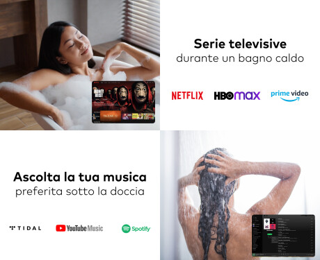 Specchio bagno da parete LED SMART L126 Apple #4