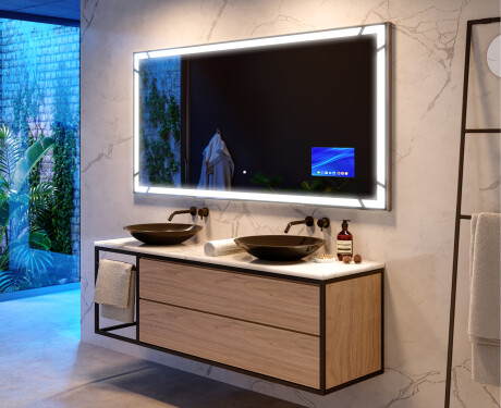 Specchio bagno da parete LED SMART L126 Apple #10