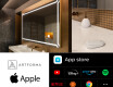 Specchio bagno da parete LED SMART L129 Apple #2