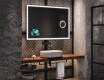 SMART Rettangolare Specchio Bagno LED L01 Serie Google #6
