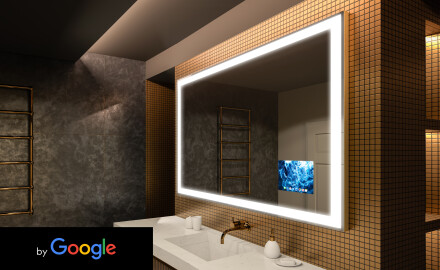 SMART Specchio Retroilluminato LED L01 Serie Google