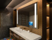 SMART Rettangolare Specchio Bagno LED L02 Serie Google
