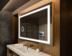 SMART Rettangolare Specchio Bagno LED L15 Serie Google