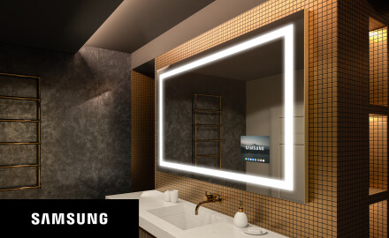 Specchio Da Bagno retroilluminato LED SMART L15 Samsung