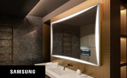 Specchio Da Bagno retroilluminato LED SMART L77 Samsung