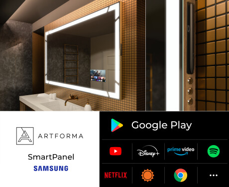 Specchio Da Bagno retroilluminato LED SMART L126 Samsung #2
