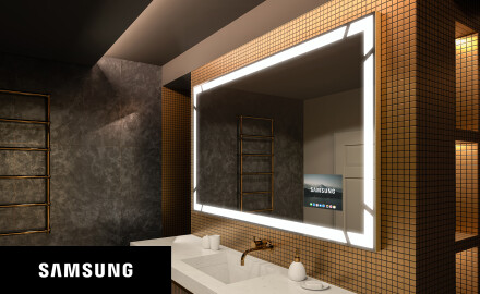 Specchio Da Bagno retroilluminato LED SMART L126 Samsung