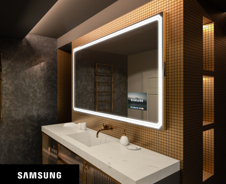 Specchio bagno da parete LED SMART L136 Samsung #1