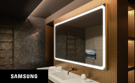 Specchio Da Bagno retroilluminato LED SMART L138 Samsung