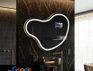 Specchio irregolare LED SMART N223 Google
