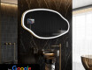 Specchio irregolare retroilluminato LED SMART O222 Google