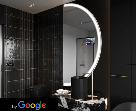 Specchio retroilluminato LED SMART A222 Google