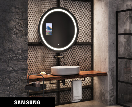 Specchio tondo retroilluminato LED SMART L33 Samsung