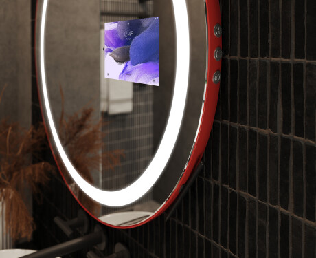 Specchio tondo retroilluminato LED SMART L33 Samsung #10