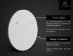 Specchio tondo retroilluminato LED SMART L76 Samsung #2