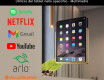 Specchio LED Moderno Arrotondato con cornice iPad Displine L146 #3