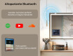 Specchio LED Moderno Arrotondato con cornice iPad Displine L146 #4