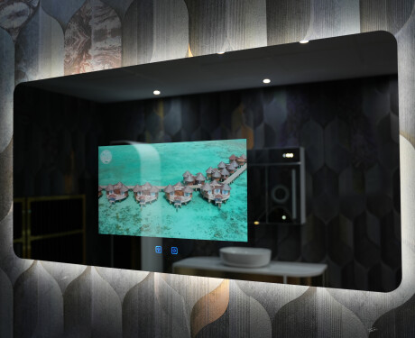 Specchio da Bagno LED Intelligente Arrotondato SmartScreen 21,5” #6