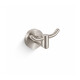 CLASSIC - Gancio doppio per asciugamani / acciaio spazzolato #1