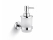 CLASSIC - Dosatore per sapone liquido / vetro opaco / cromo
