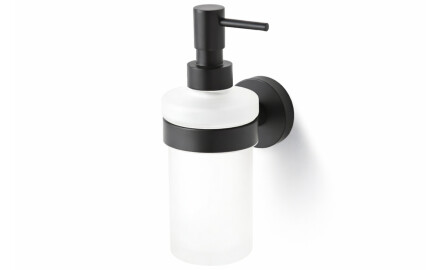 CLASSIC - Dosatore per sapone liquido / vetro opaco / nero opaco