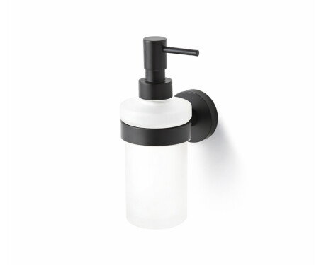 CLASSIC - Dosatore per sapone liquido / vetro opaco / nero opaco