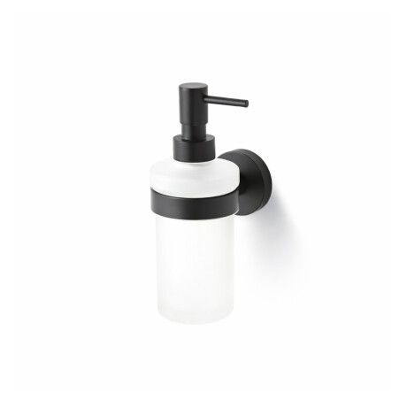 CLASSIC - Dosatore per sapone liquido / vetro opaco / nero opaco #1
