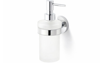 CLASSIC - Dosatore per sapone liquido / vetro opaco / cromo