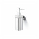 CLASSIC - Dosatore per sapone liquido / corpo in metallo, vetro opaco / cromato #1